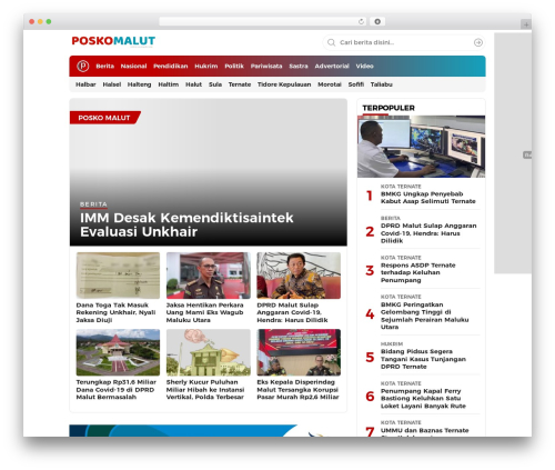 WordPress theme WPTerkini - Versi Developer - poskomalut.com