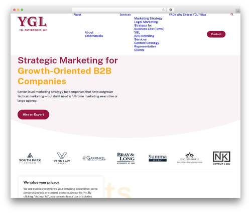 WP theme Uncode - yglmarketing.com
