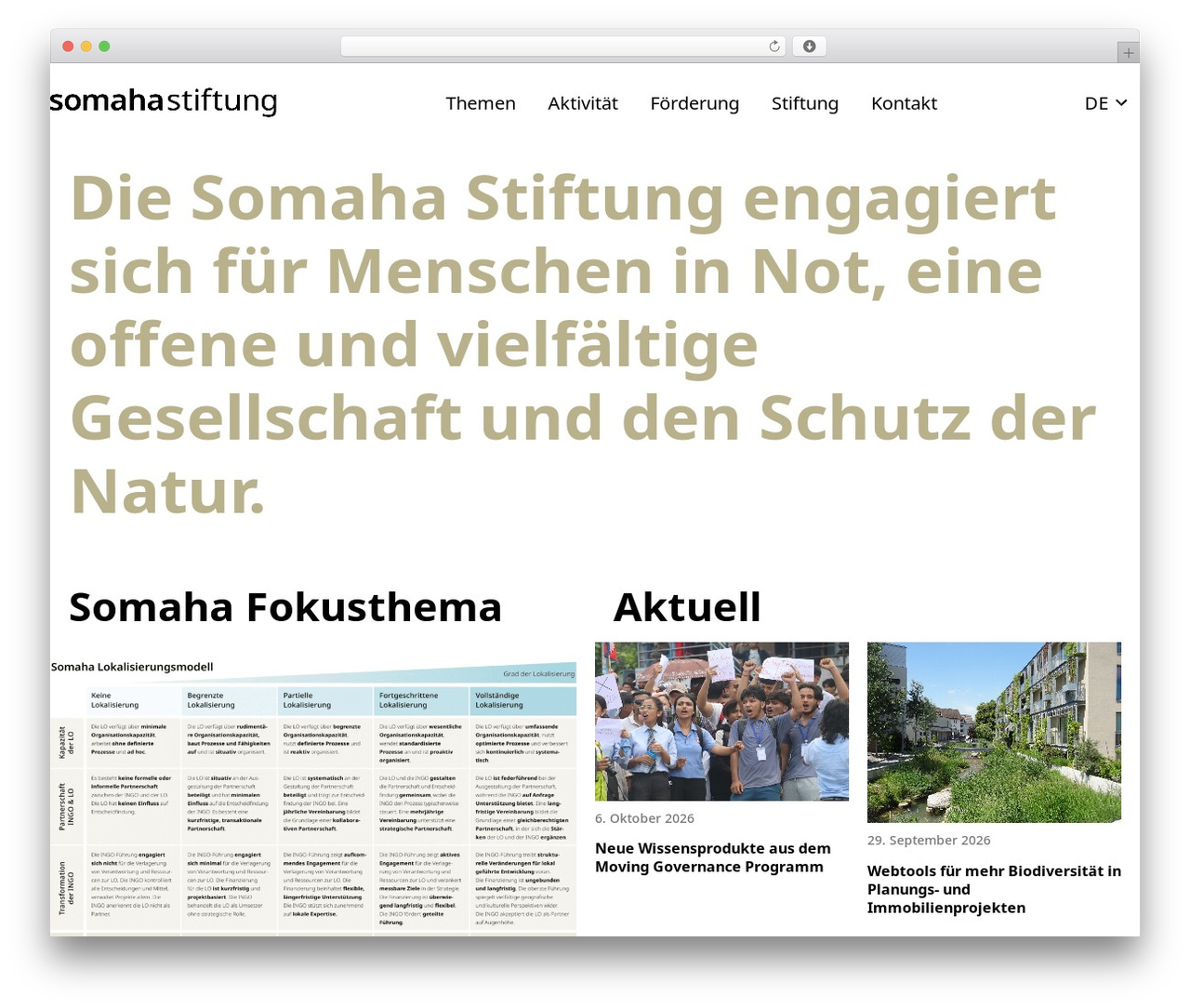 Beaver Builder Theme WP theme - somaha-stiftung.ch