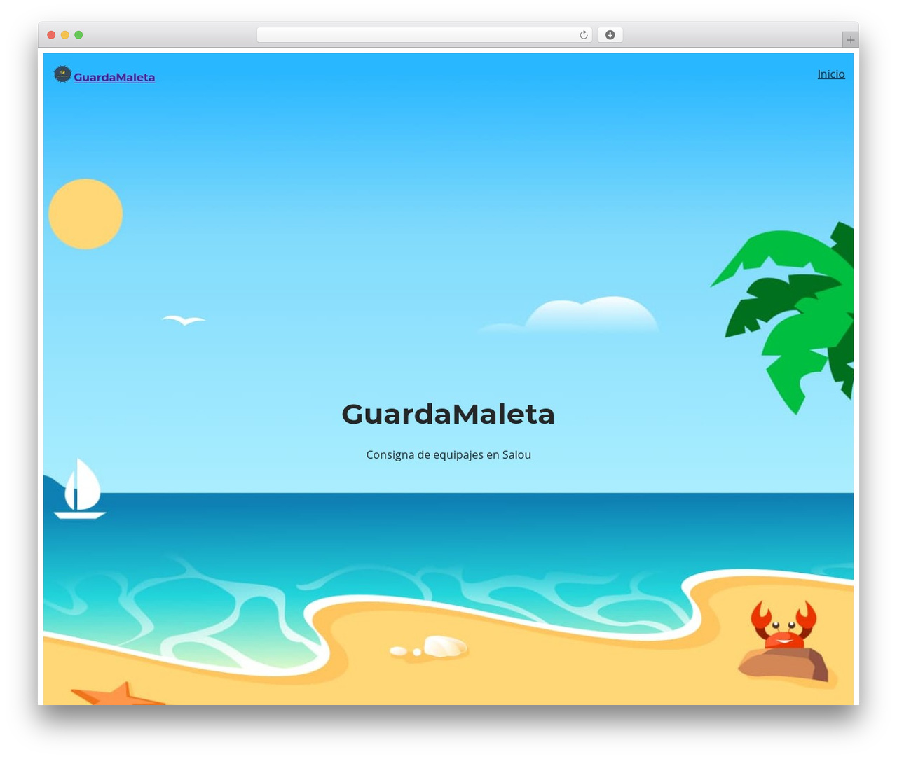 Blockstarter WordPress theme - guardamaleta.com