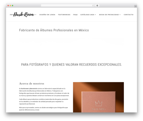 Divi WordPress theme - darkroomlaboratorio.com