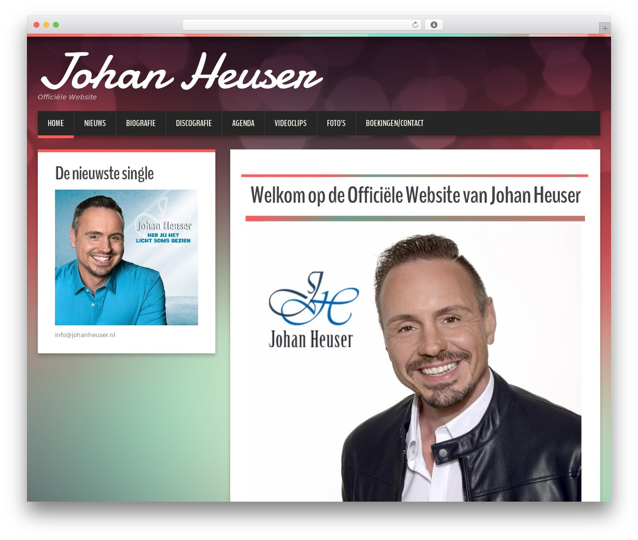 Duena WordPress theme - johanheuser.nl