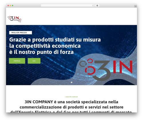Greenly top WordPress theme - 3incompany.com