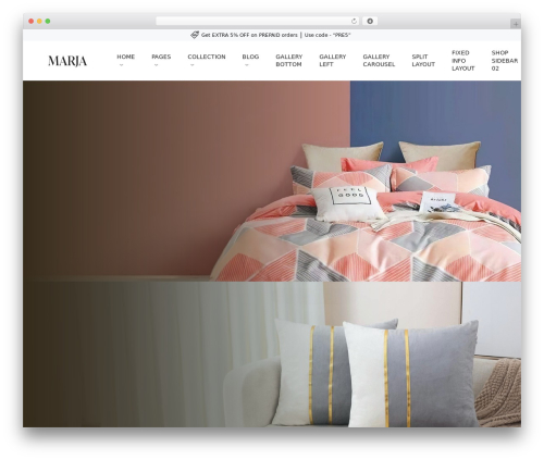 Marja theme WordPress - www.homearina.in