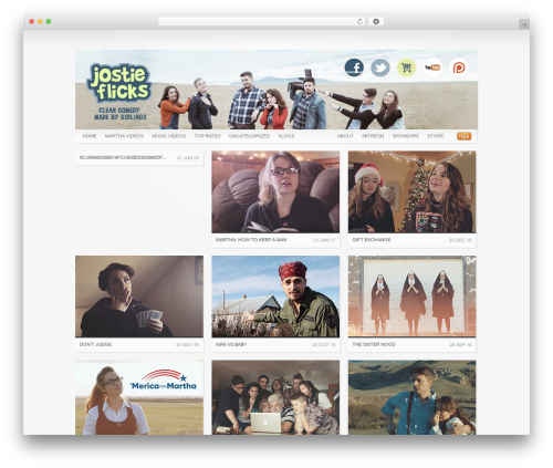 Object theme WordPress - jostieflicks.com
