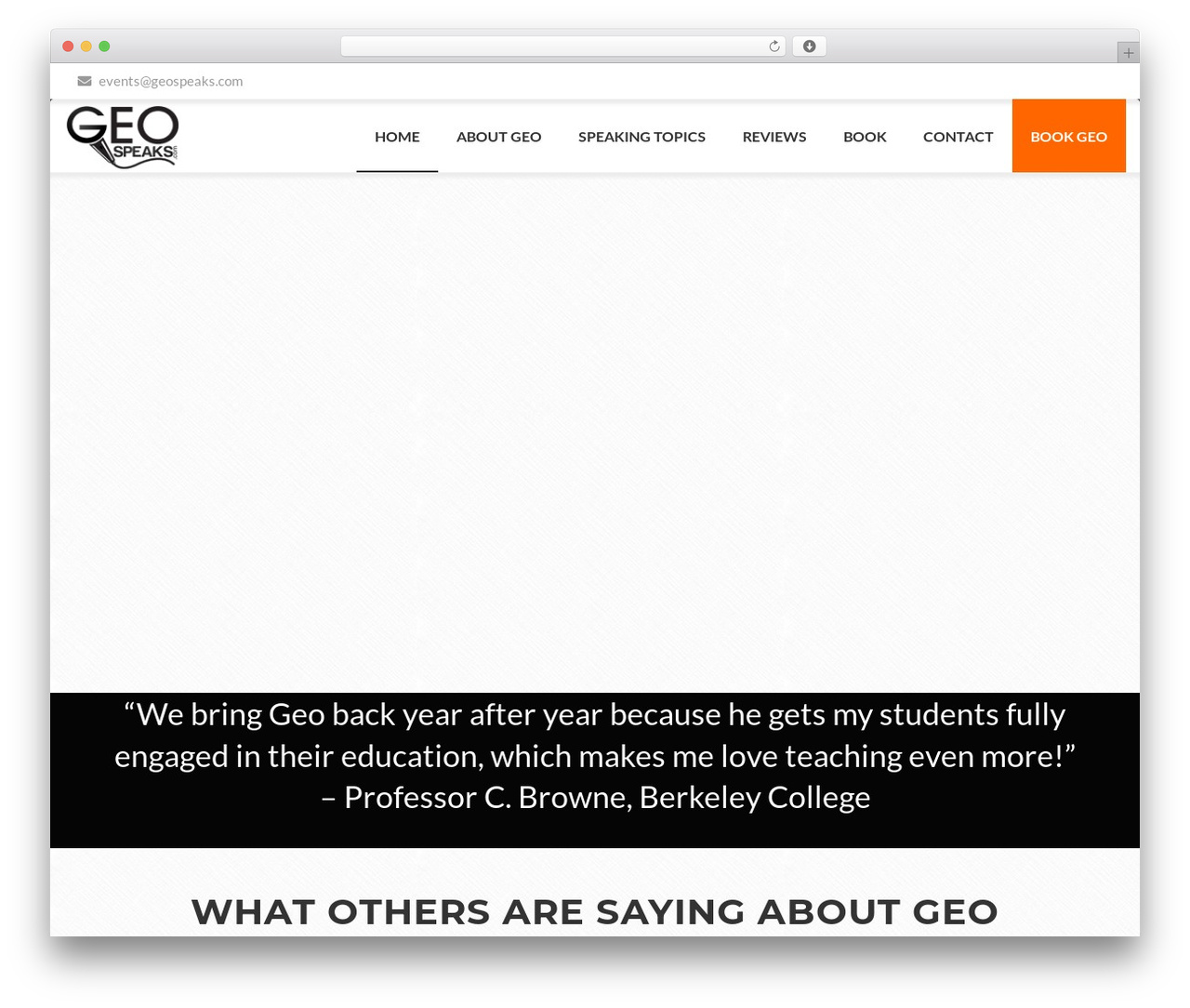 Orane - Evolutionary WordPress Theme WordPress theme - geospeaks.com