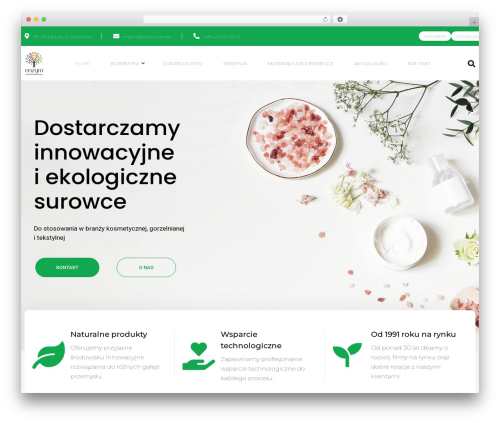 OrgaFit WordPress theme - enzym.com.pl