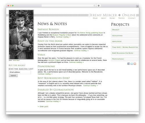Strangecode Theme :: Jeremy Mercer theme WordPress - jeremymercer.net