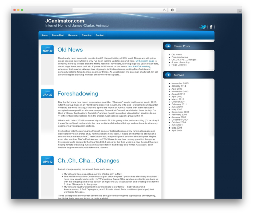 Theme WordPress intrepidity - jcanimator.com