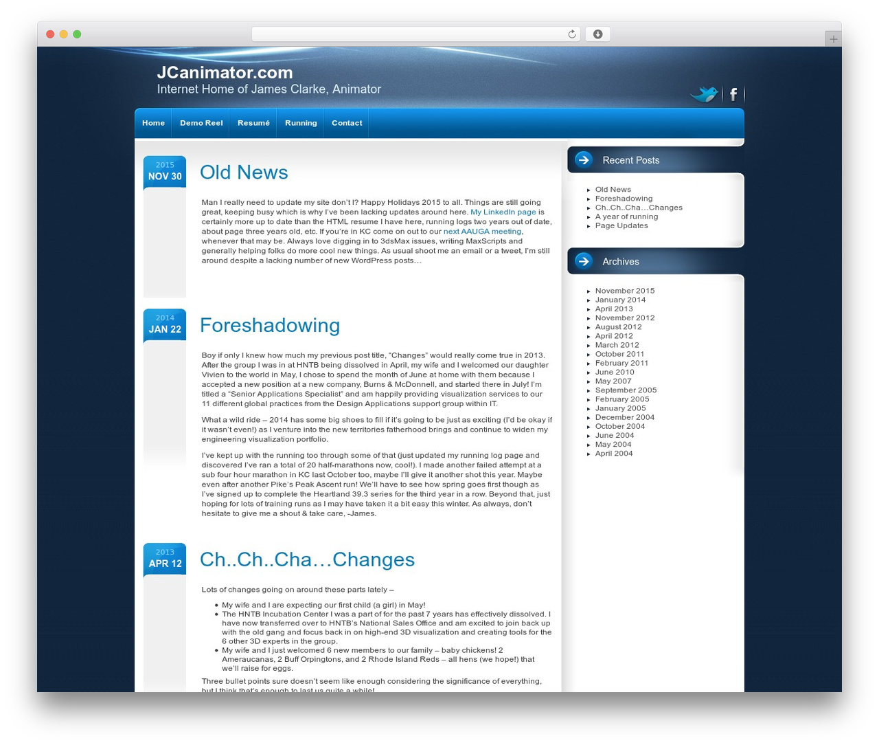 Theme WordPress intrepidity - jcanimator.com