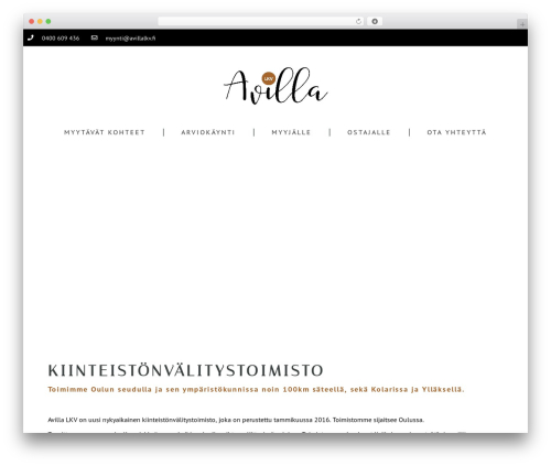 Linear WordPress plugin - avillalkv.fi