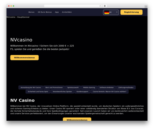 Custom redirect manager WordPress plugin - nvcasino.de