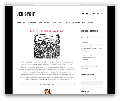 WordPress theme Hammer - jensygit.com