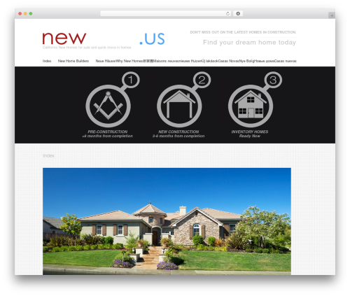 WordPress theme NewBuild - ca.newbuild.us