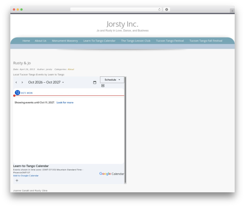 WordPress theme Preference Lite - jorsty.com