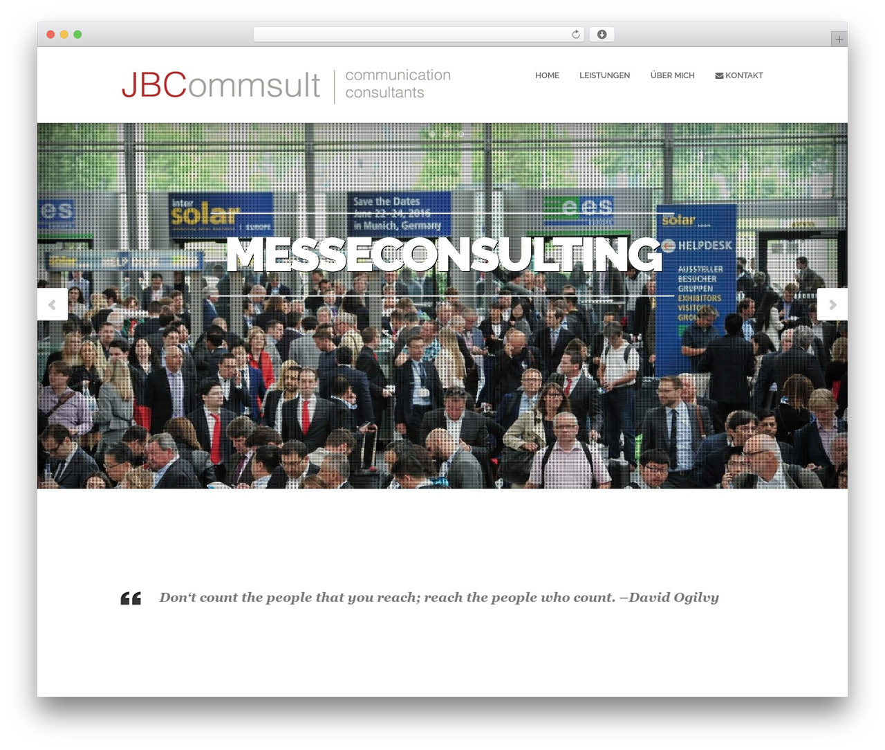 WordPress theme Status Theme - jbcommsult.de