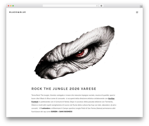 Zample top WordPress theme - blackbluefestival.com
