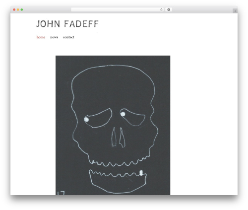 Buddymatic WordPress theme - johnfadeff.com