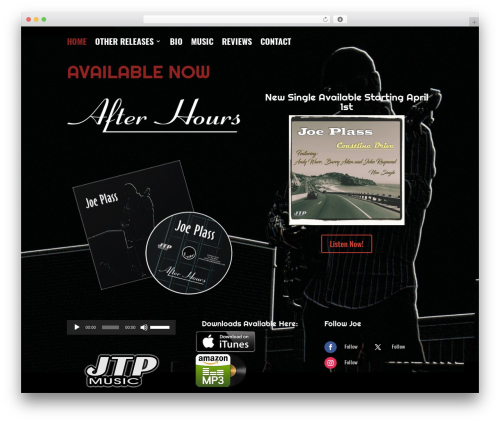 Divi WordPress theme - joeplass.com