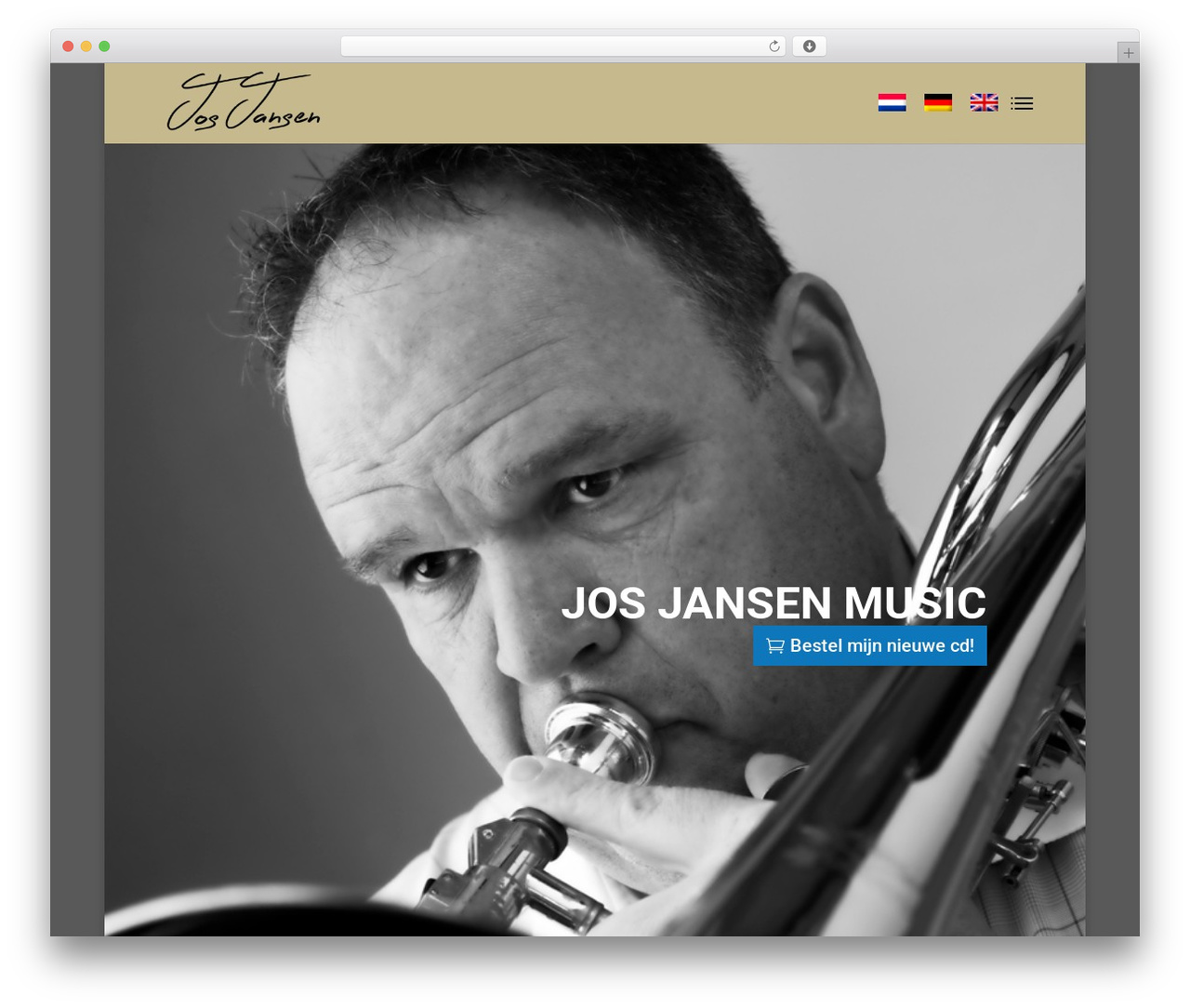 Divi WordPress theme - josjansenmusic.nl