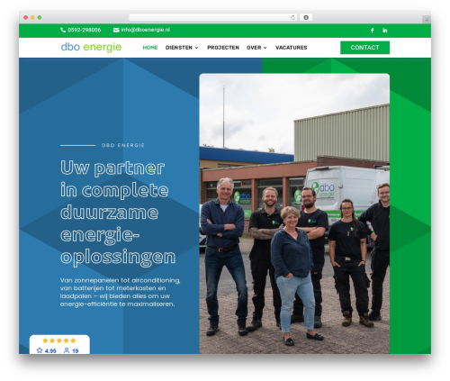 Divi WordPress theme - dboenergie.nl