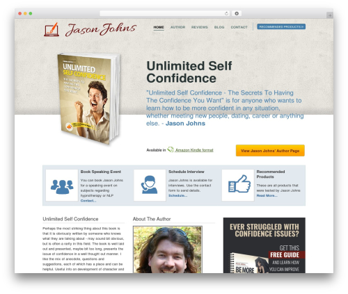 eBook WordPress theme - jasonejohns.com
