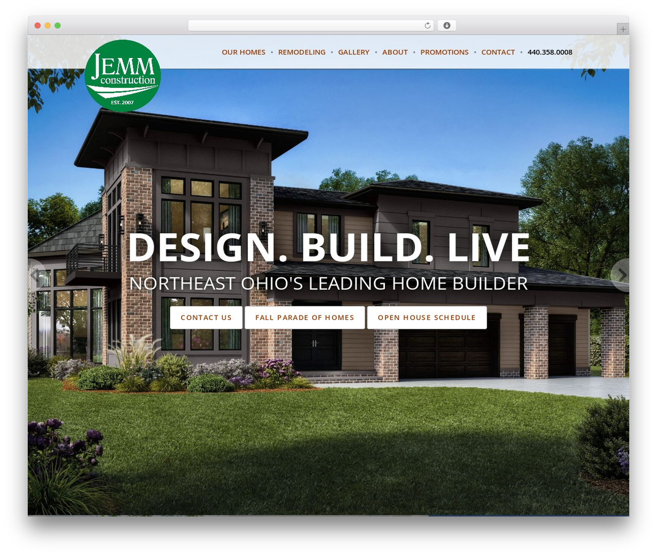 Jemm Construction WordPress theme - jemmconstruction.net