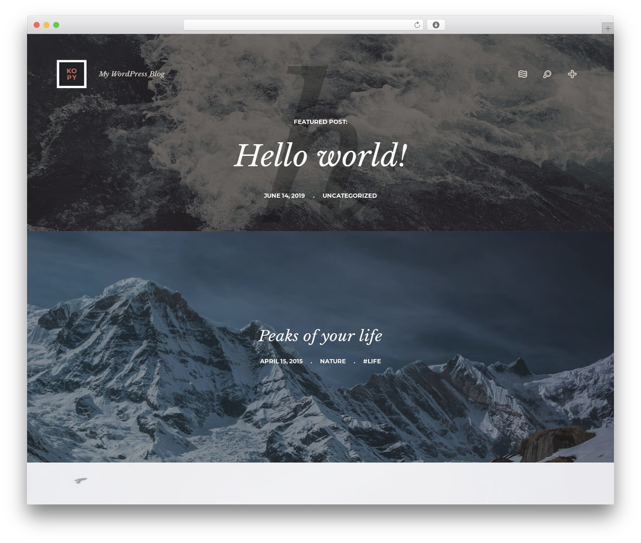 Kopy WordPress theme - ohwritings.com Kopy WordPress theme - ohwritings.com