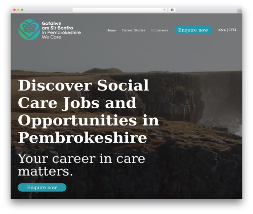 PCC WordPress theme - inpembrokeshirewecare.co.uk