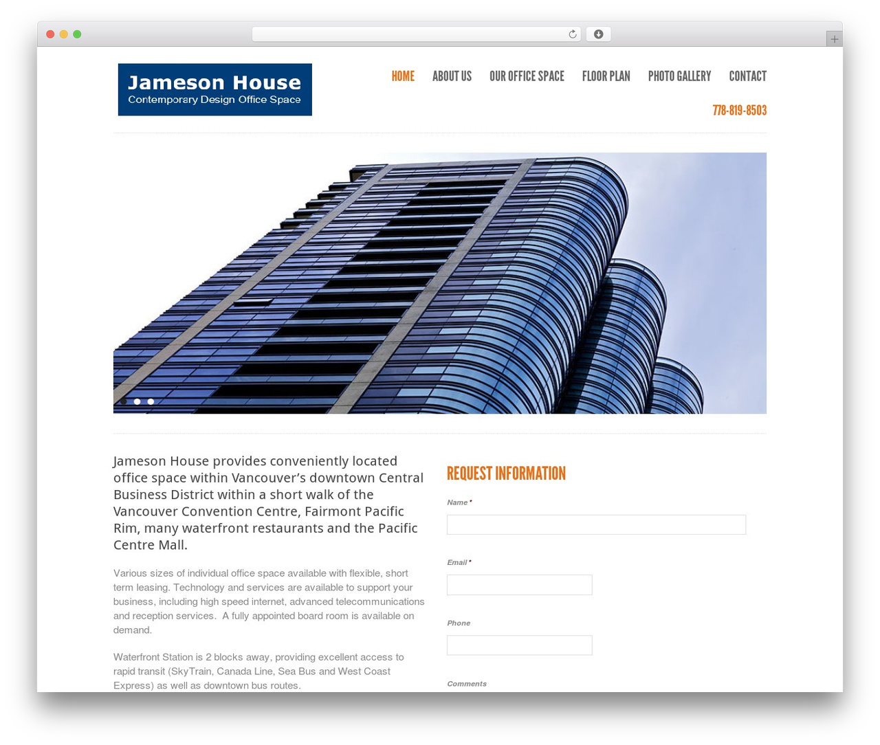 Purity WP theme - jamesonoffices.com Purity WP theme - jamesonoffices.com
