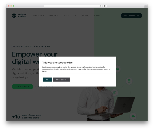 systemadmins WordPress theme - systemadmins.com