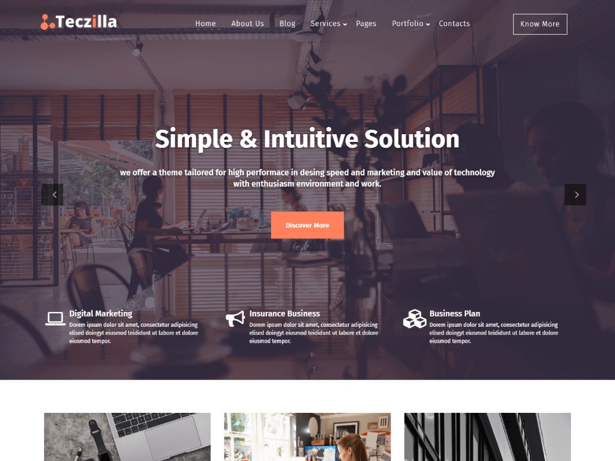 Teczilla Creative WordPress wedding theme by avadantathemes