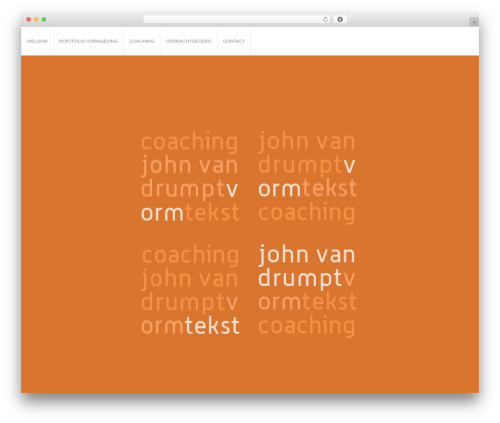 Theme WordPress Arctic - johnvandrumpt.nl