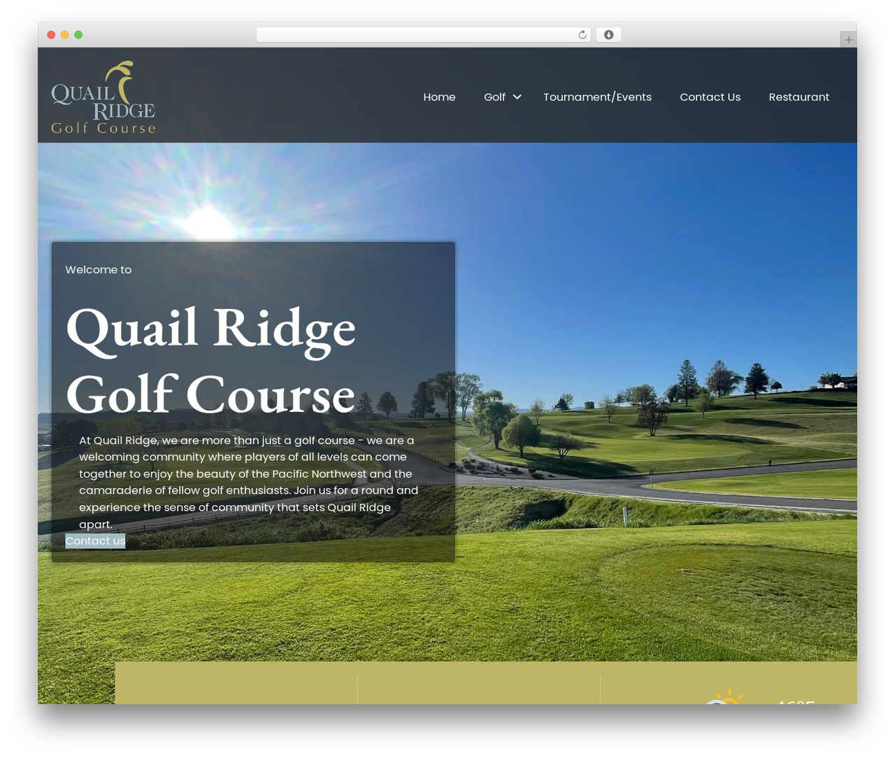 Theme WordPress Ignite by Inland Cellular - golfquailridge.com