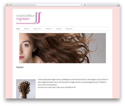 Tiny Framework WordPress theme - inselcoiffeur.ch