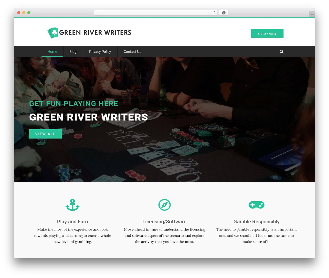 Titanium WordPress theme - greenriverwriters.org Titanium WordPress theme - greenriverwriters.org