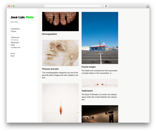 Touchfolio WordPress theme design - joseluispinto.com