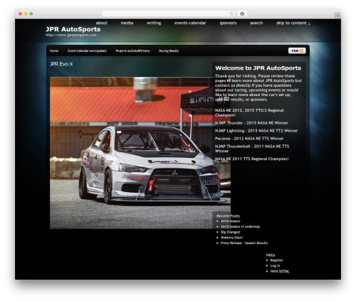 WordPress theme Pixel - jprautosports.com