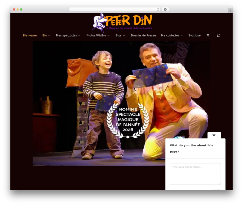 WordPress theme Divi - peterdin.com