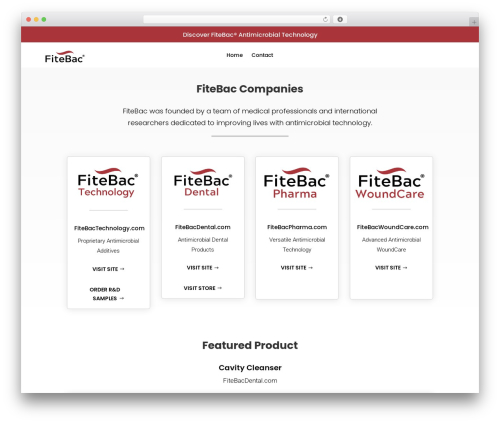 WordPress theme Divi - fitebac.com