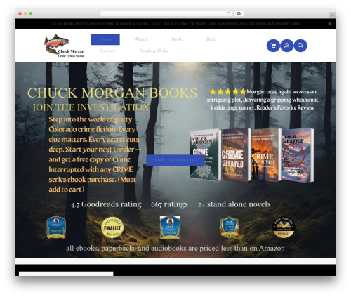 WordPress theme fx - chuckmorganbooks.com
