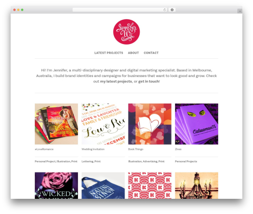 WordPress theme Skeleton - jenniferwu.com.au