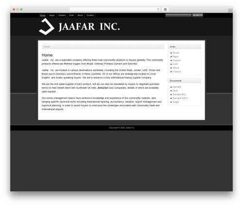 Catalyst theme WordPress - jaafarinc.com