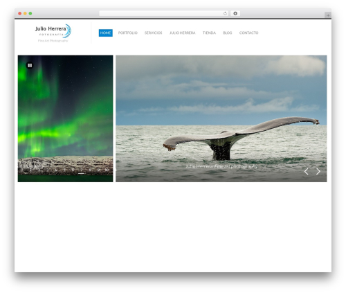 Fluxus WordPress theme - julioherrera.com