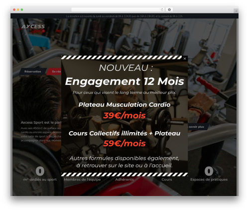 Hello Elementor WordPress theme - axcess-sport.com