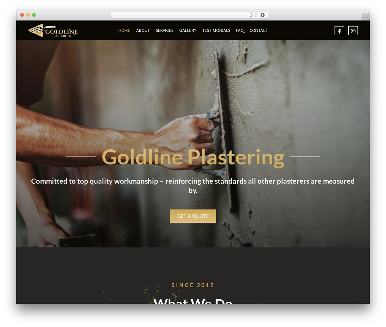 Theme WordPress Beaver Builder Theme - goldlineplastering.co.uk