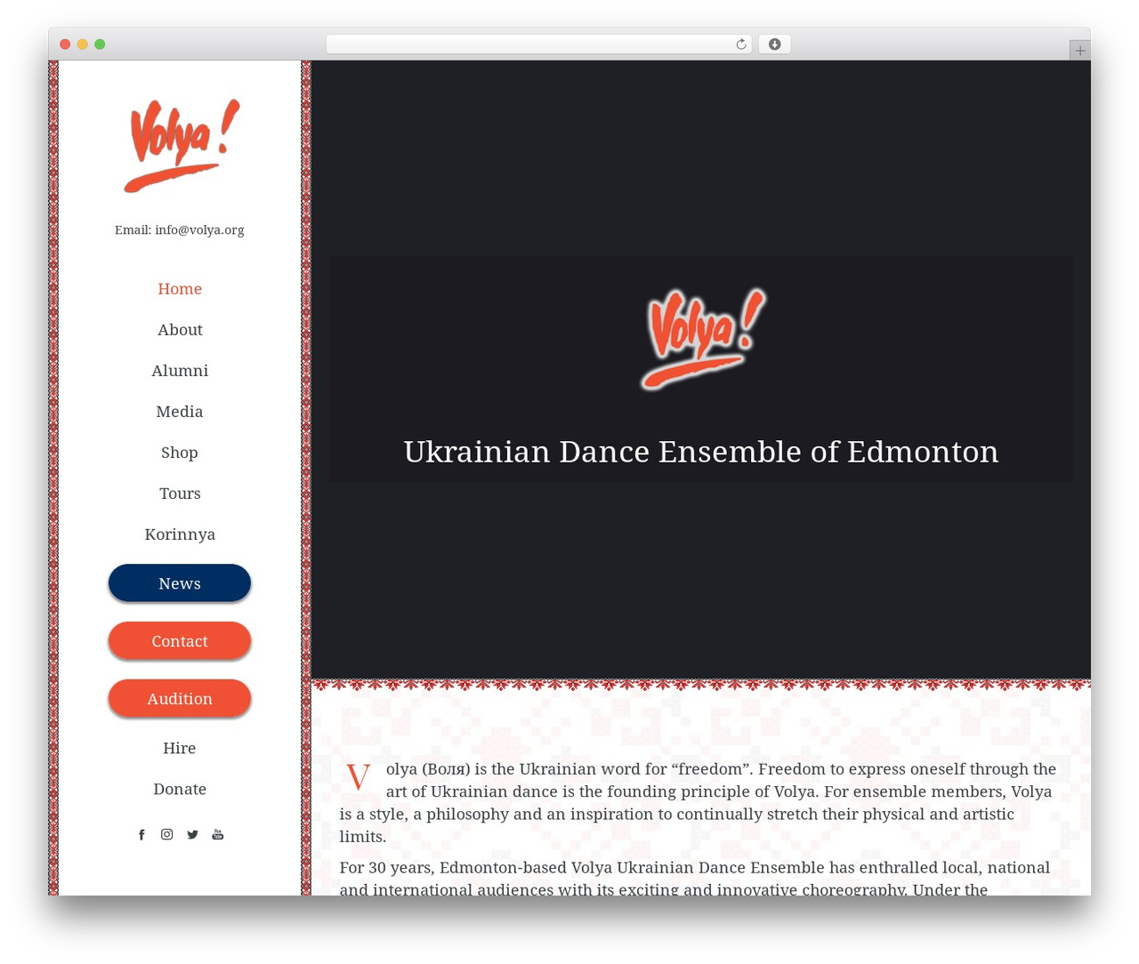Theme WordPress DFD Native - volya.ca Theme WordPress DFD Native - volya.ca