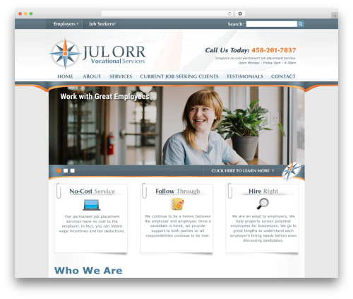 WordPress theme Base Template - jorrcareers.com