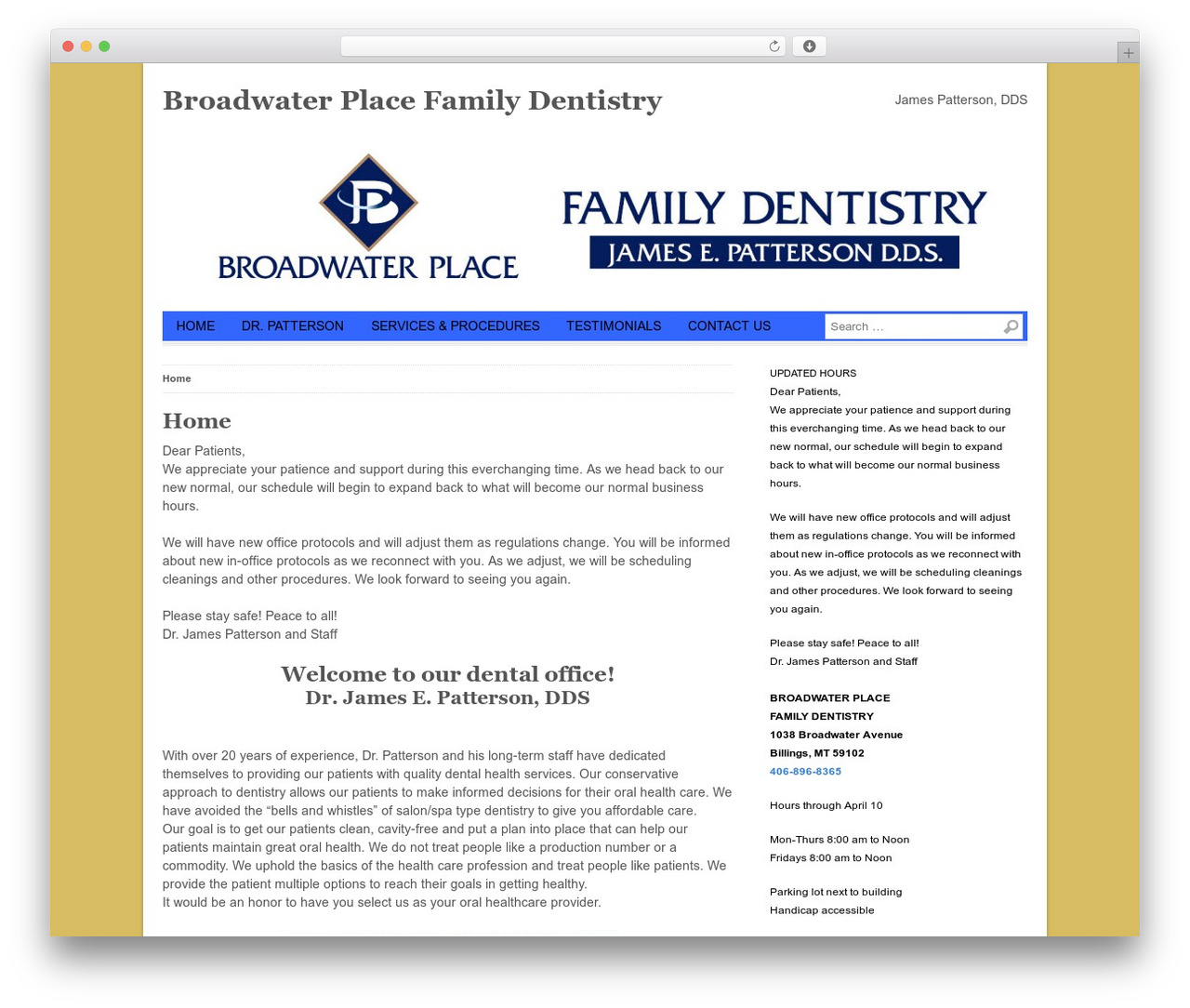 WordPress theme Basically - jamespattersondds.com WordPress theme Basically - jamespattersondds.com