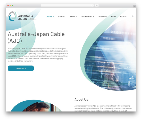 WordPress theme Cascade - ajcable.com